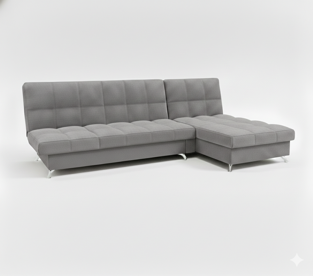 Диван угловой Финка ДКУ Тк.SELFIE Stone 2 кат Апогей