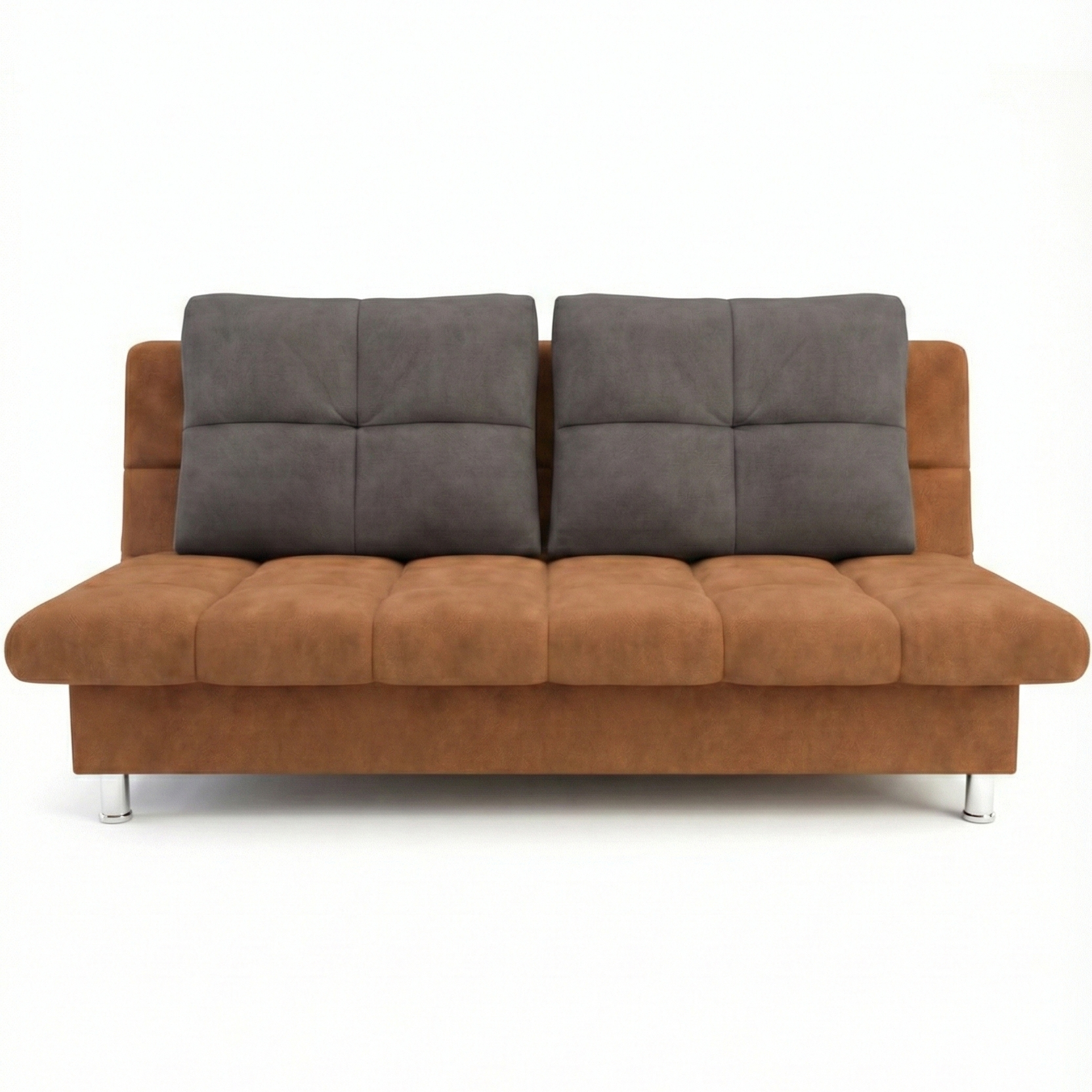 Диван Финка-3 ДК прямой Тк.SELFIE Coffee + SELFIE Terracotta 2 кат Апогей