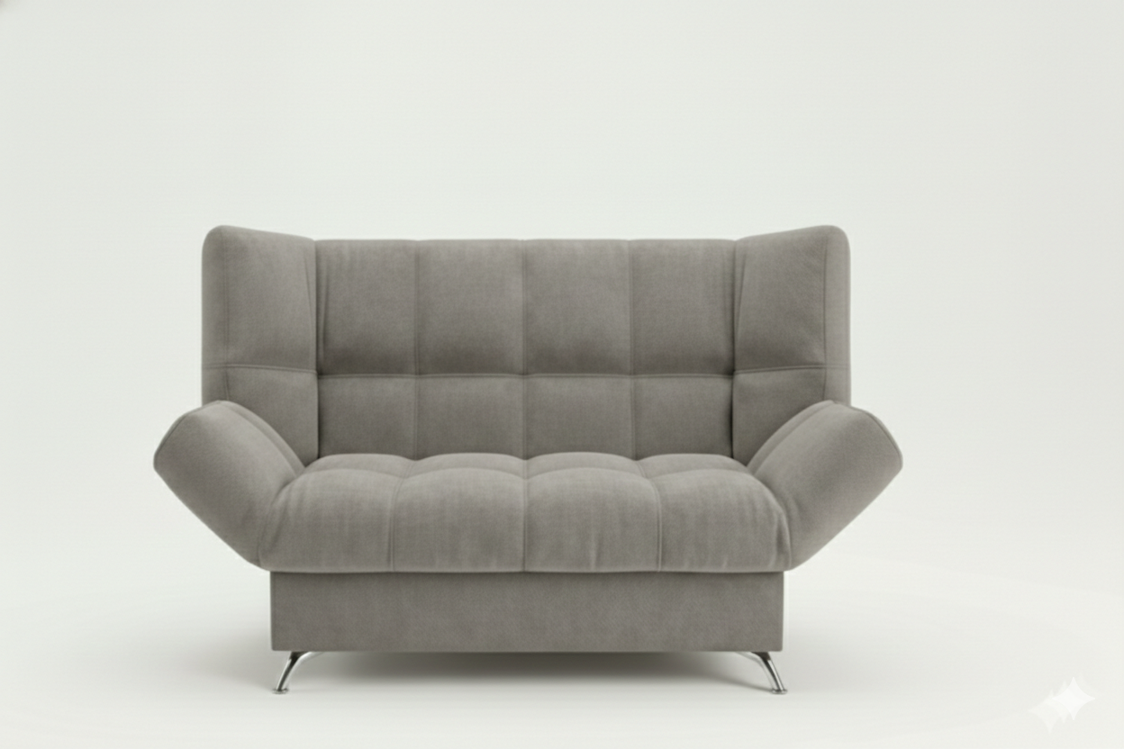 Диван Клик-кляк 8 ДК прямой Тк.SELFIE Stone 2 кат Апогей