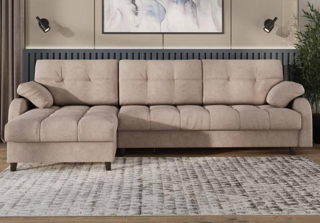 Диван Финка-4.1 ДКУ Тк.Monaco 07 Grafit 3 кат 2 кат Апогей