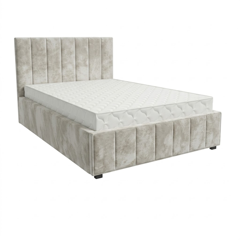 Кровать Кордова-1 1,4*2,0 с П.М. Тк. Kioto Bone светло-коричневый 2 кат Апогей