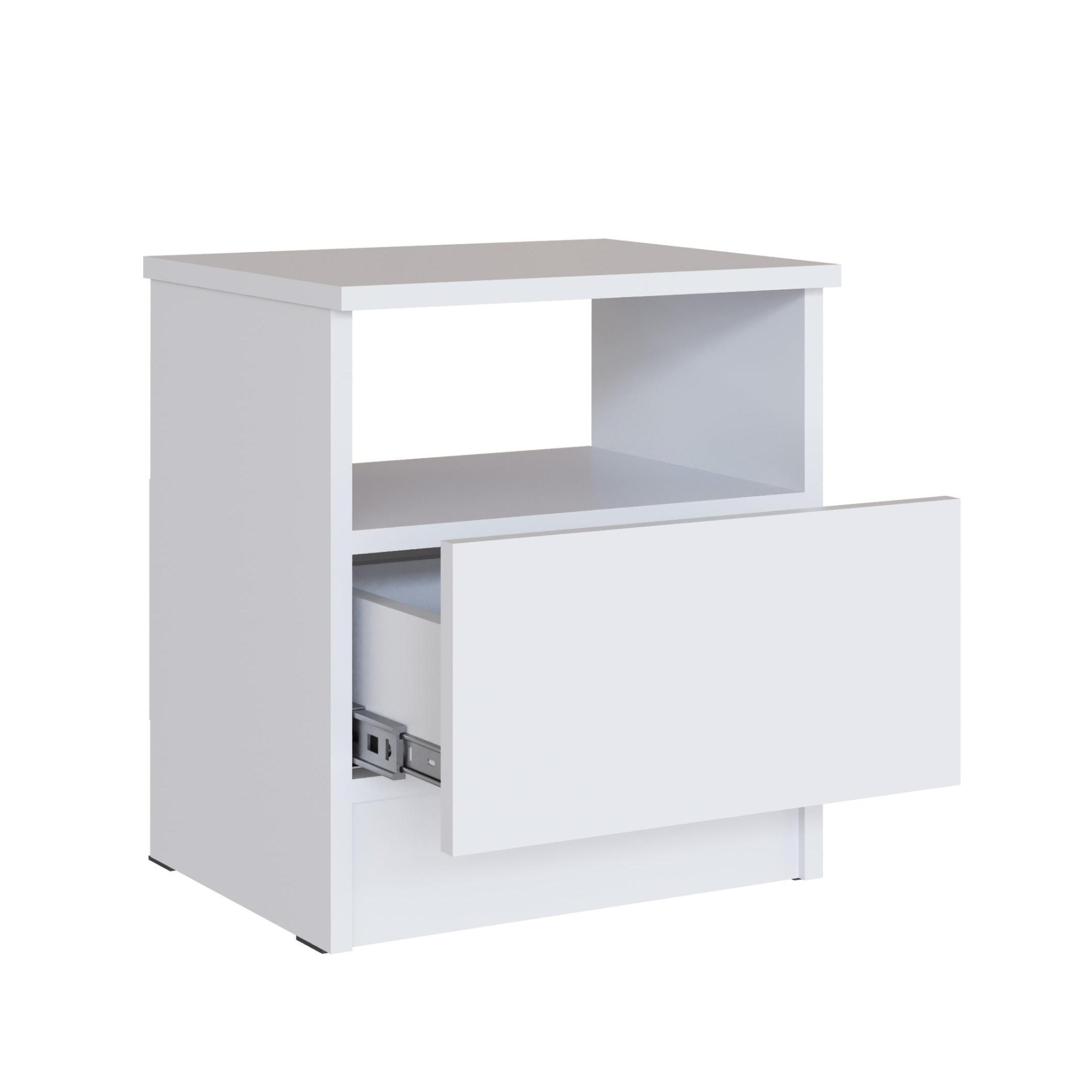 Спальня Мэнкс Тумба прикроватная МСТ-20 белый