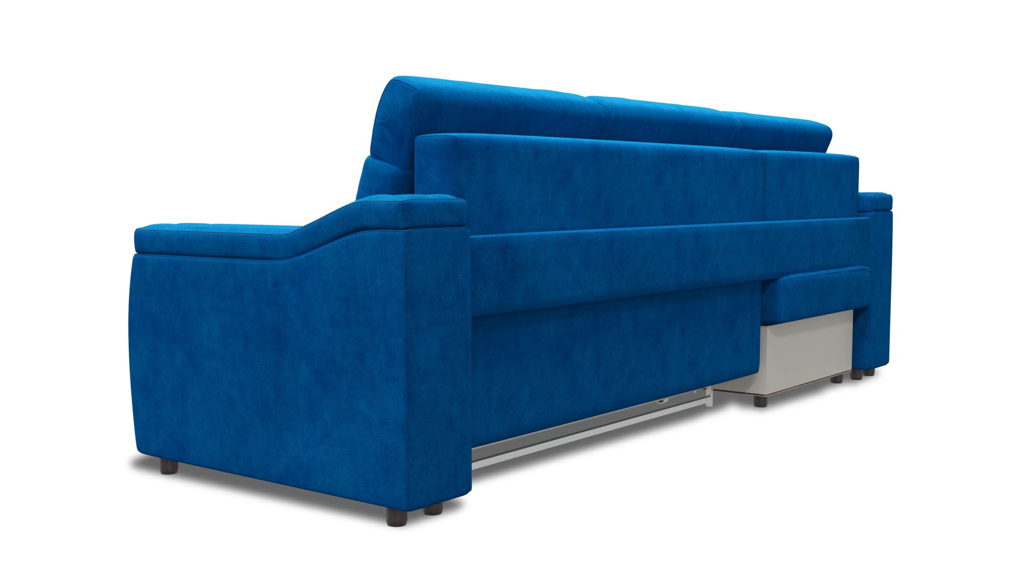 Диван угловой Бруно ДКУ-О NEW НБ левый Тк.LUMA 06 кофе с молоком 2 кат Апогей