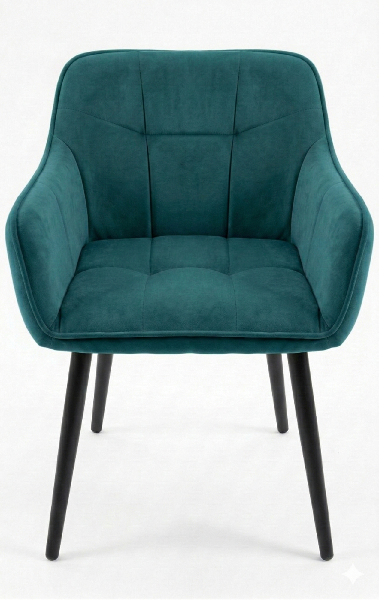 Стул черный Босс (Бэст 18 темно-бирюзовый)