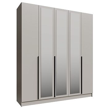 Шкаф Мадрид (2,0) с зеркалом кашемир