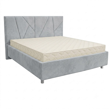 Кровать Рица-3 1,6*2,0 с П.М. Тк. Шторм 425 1 кат Апогей