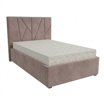 Кровать Рица-1 1,2*2,0 с П.М. Тк.CONNECT PRO 19 1 кат UNIQ  Апогей