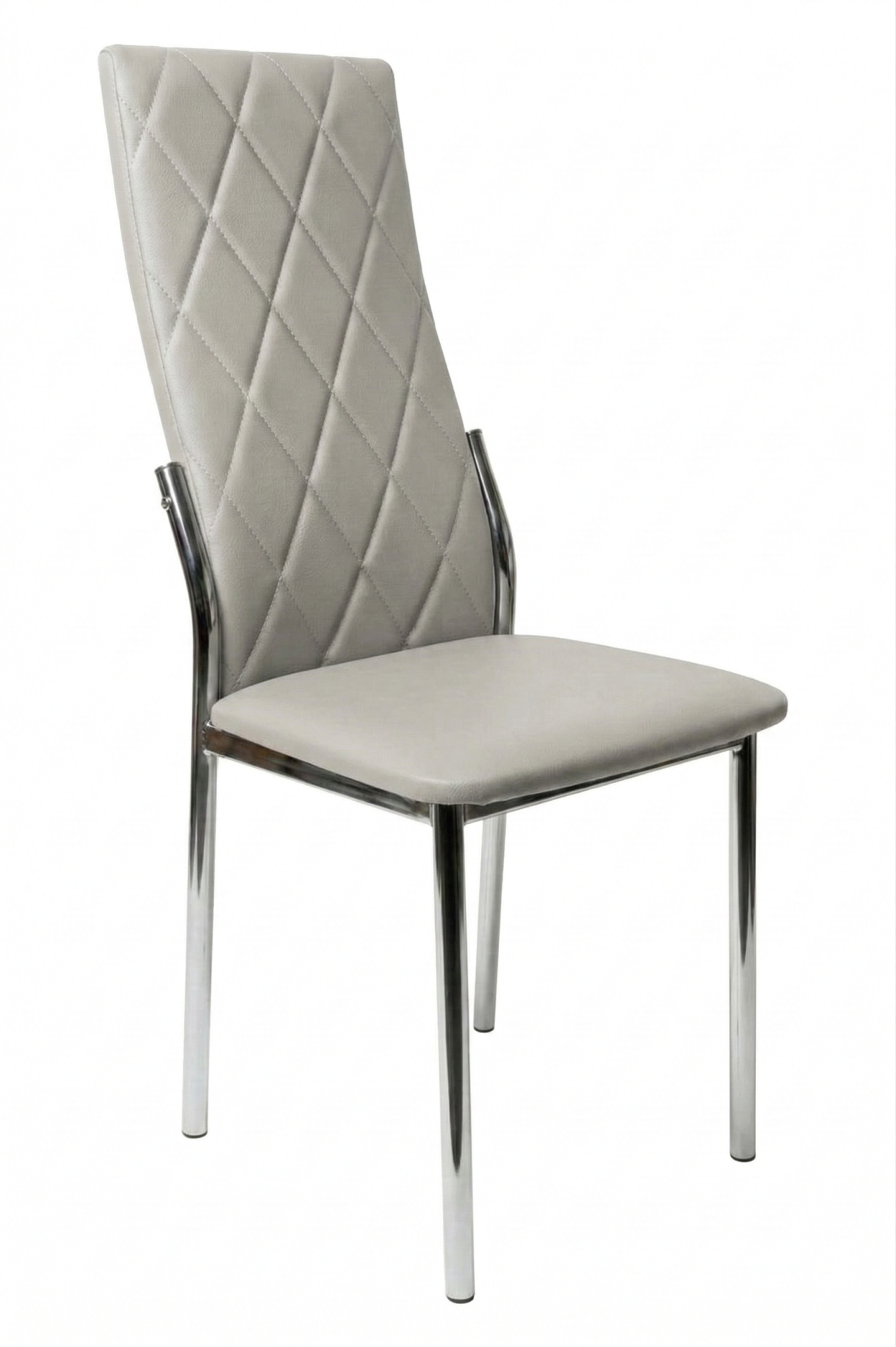 Стул хром "Мираж "Ромб" (Блисс кожзам бетон)