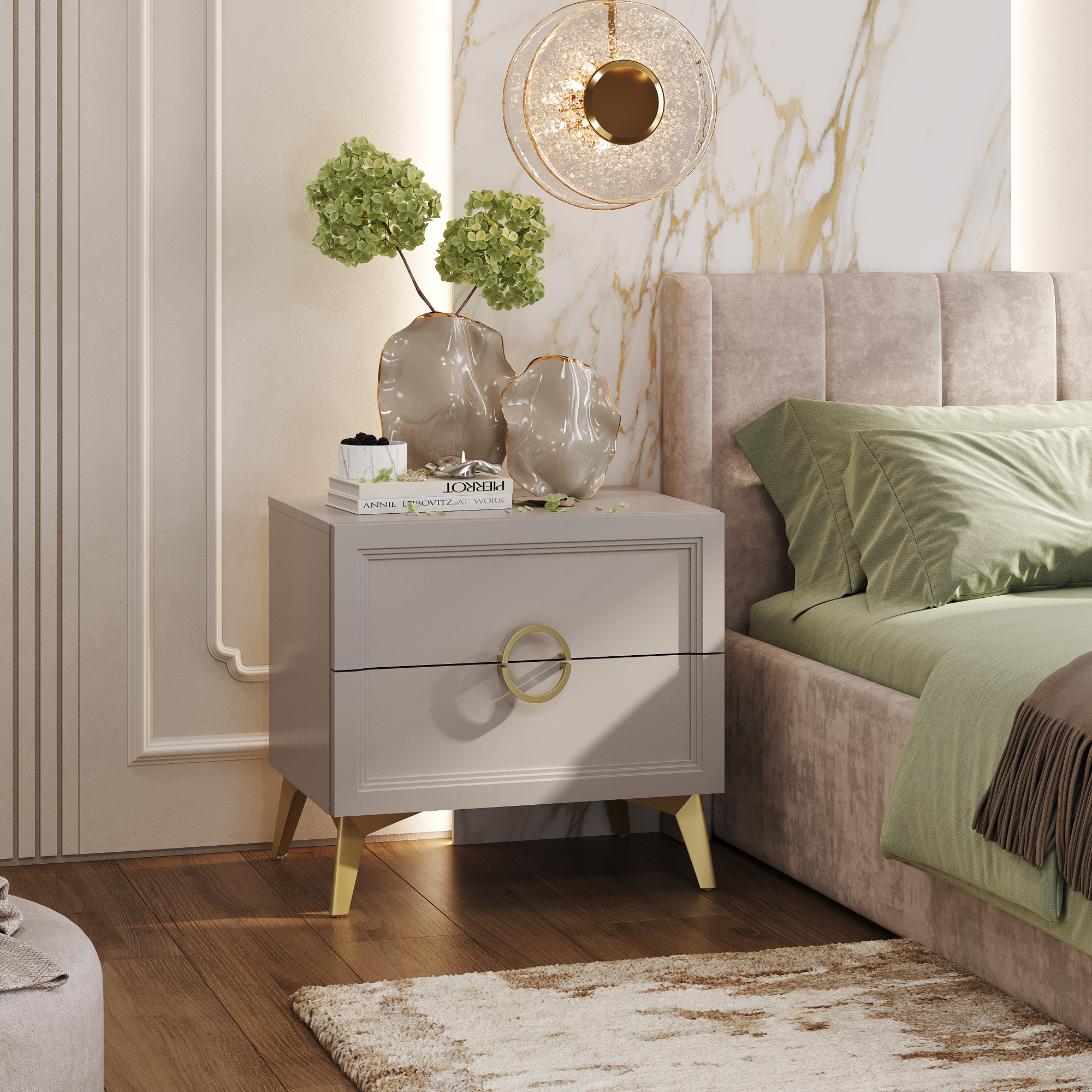 Тумба прикроватная "Эстетика" ТБ-12 Кашемир