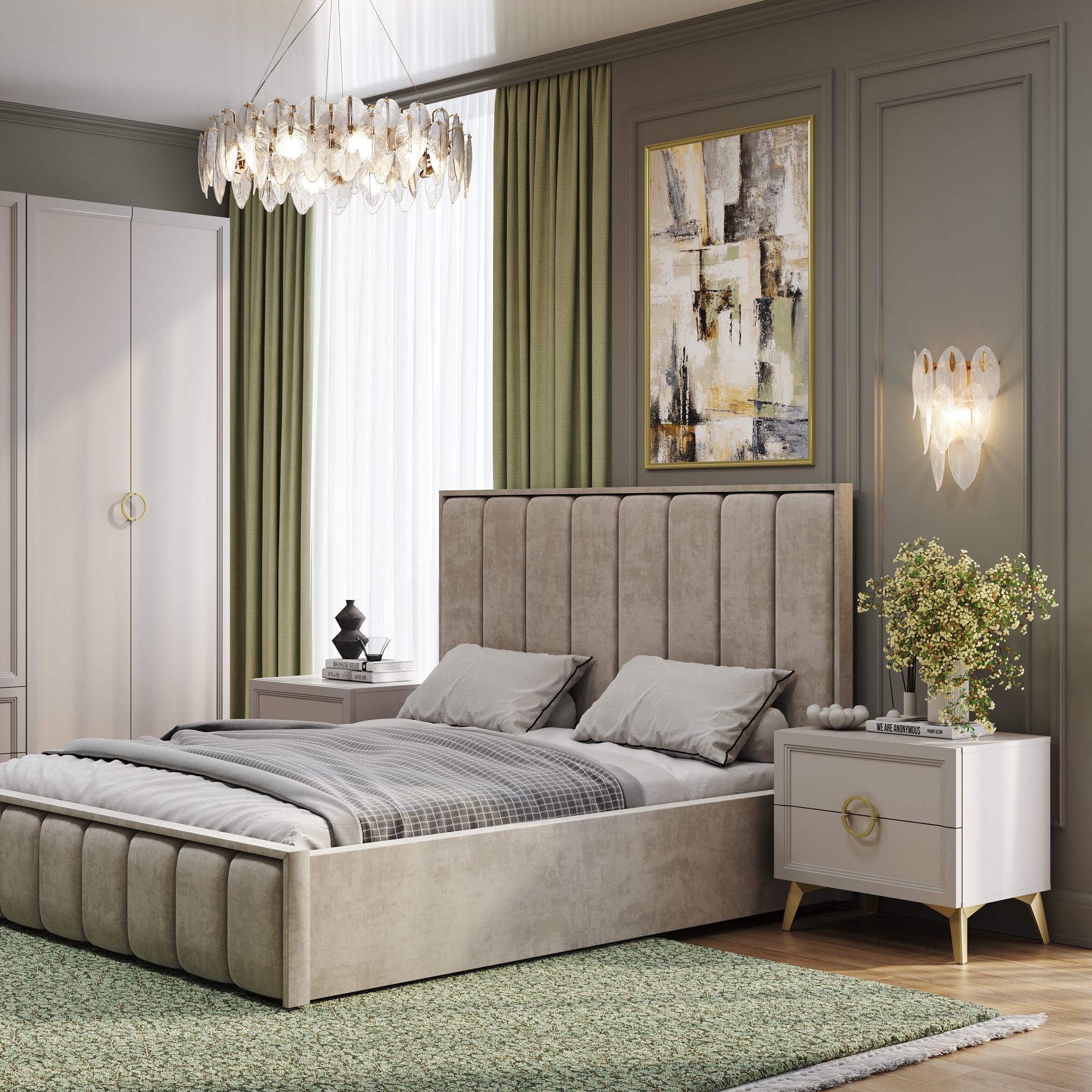 Тумба прикроватная "Эстетика" ТБ-12 Кашемир