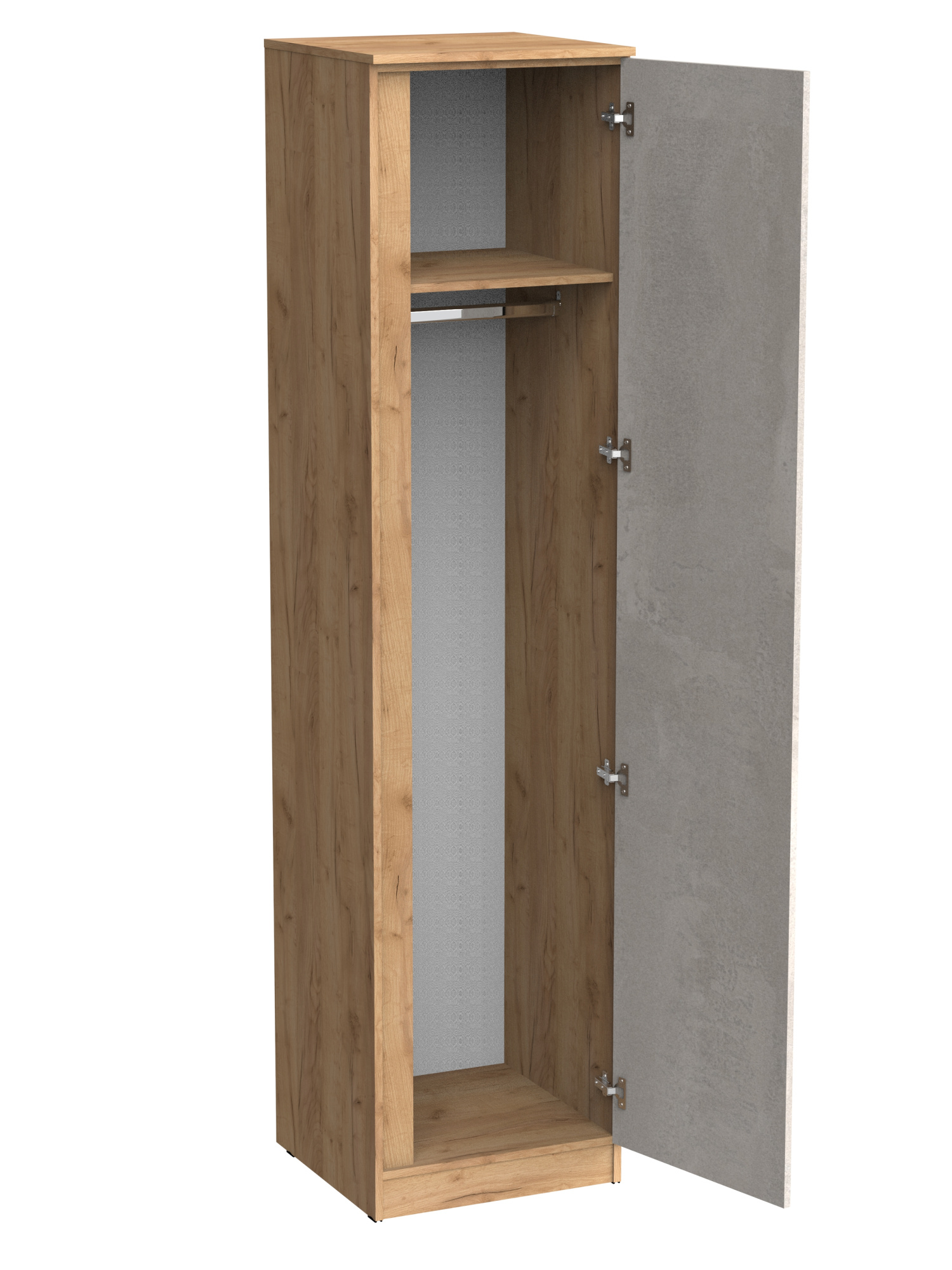 Пенал с полками БЕНТОН (штанга в комплекте) 526х2200х520