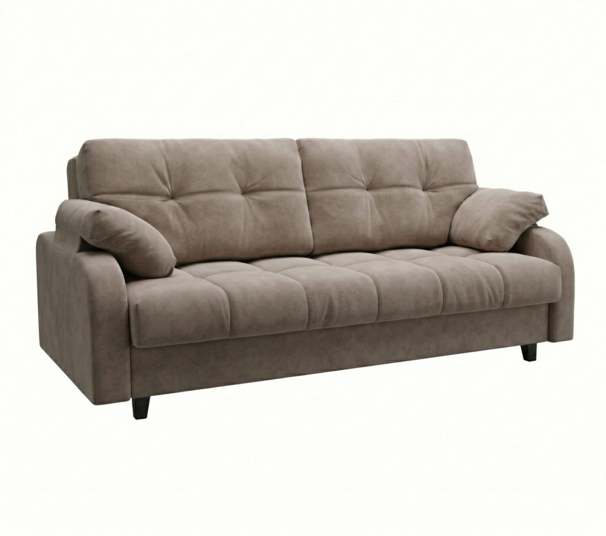 Диван Финка-4.1 ДК прямой Тк.SELFIE Latte 2 кат Апогей