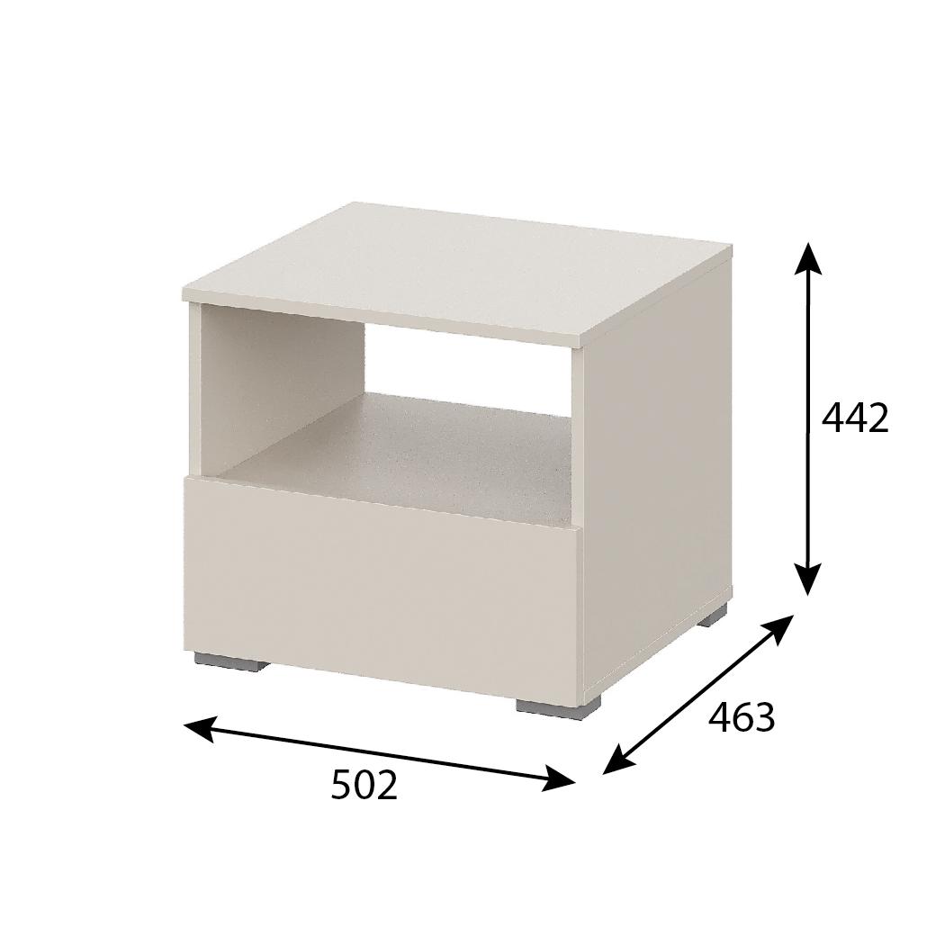 Люмо Тумба прикроватная ТБ 01 504х442х460 (Кашемир)