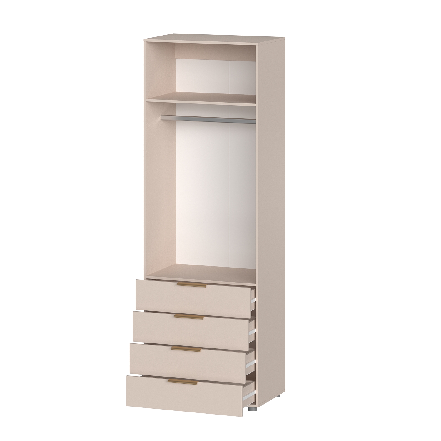 Каркас №06 Шкаф 2х дв+4ящ Тефия