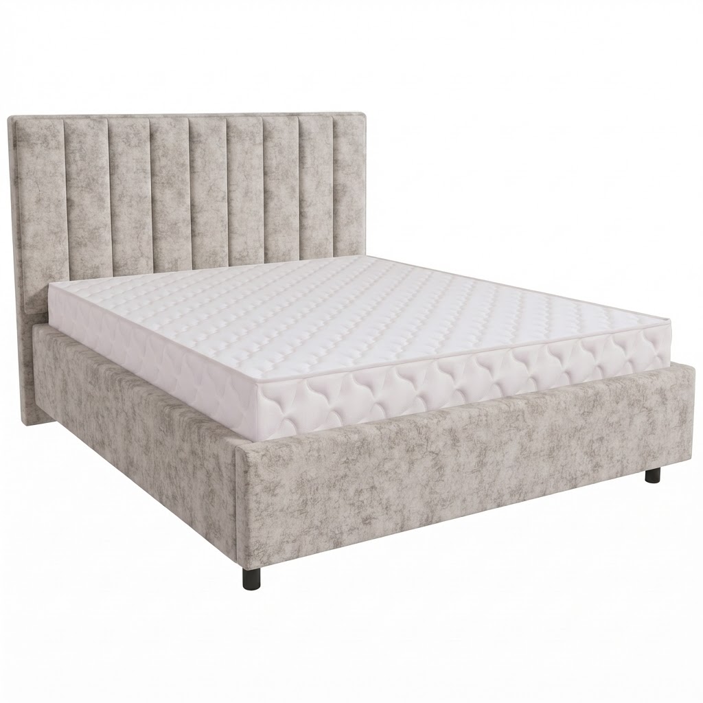 Кровать Кордова-3 1,6*2,0 с П.М. Тк. Fresca Dove 4 кат  Апогей