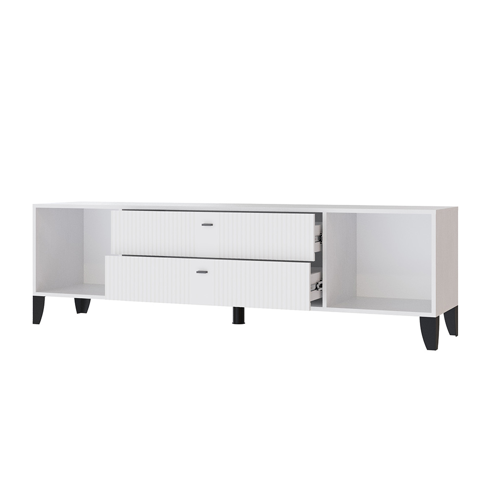 Тумба ТВ Парус-10 белый/белый снег