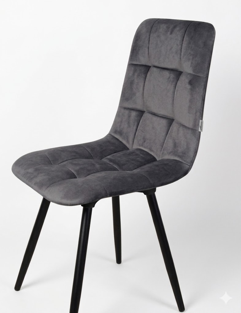 Стул "Фред" черный матовый (Томми 11 графит)