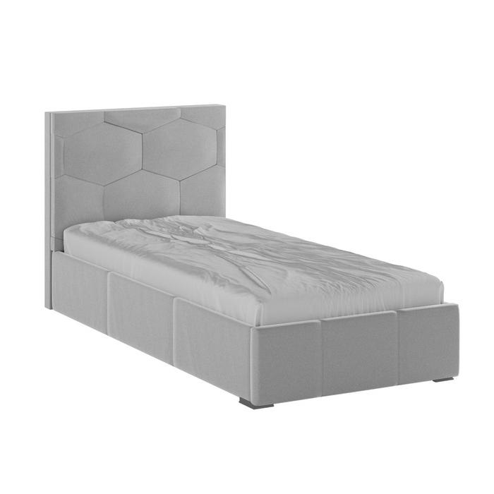 Корпус Манука интерьерной кровати (0,9м) светло-серый