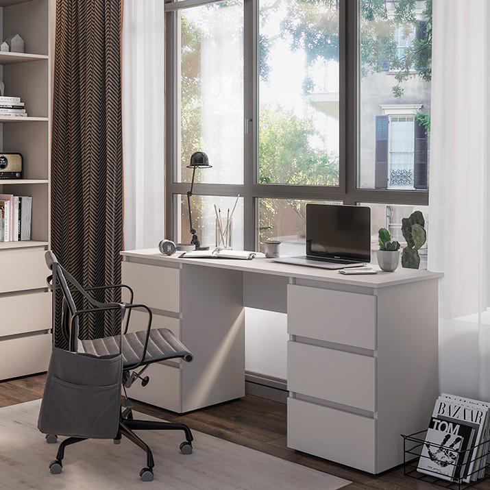 Люмо Стол с ящиками ПС 02 1420х730х500 (Кашемир)