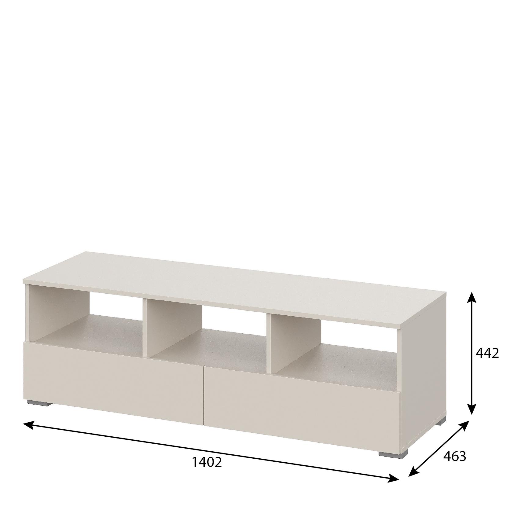 Люмо Тумба ТВ ТБ 02 1402х442х460 (Кашемир)