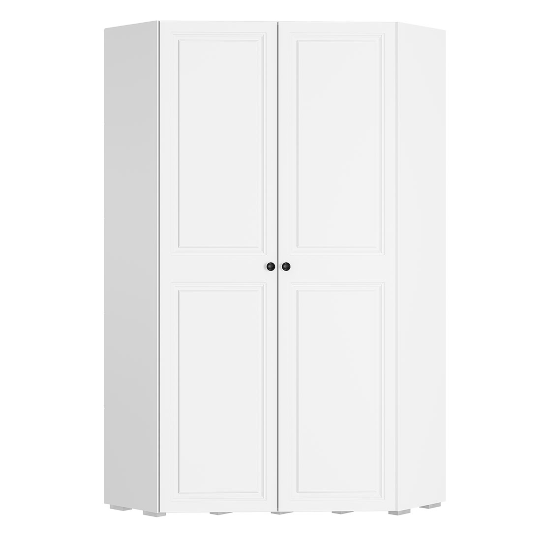 Шкаф угловой "Софт" ШКУ-01 Белый/Эмаль белая (F26)