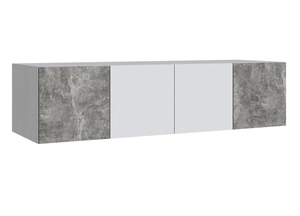 Антресоль Мадрид (1,6) 400 белый/ателье светлое