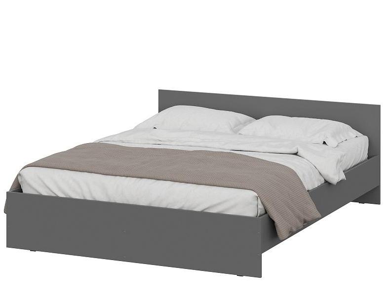 Модульная система "Денвер" Кровать (1,6х2,0) Графит серый