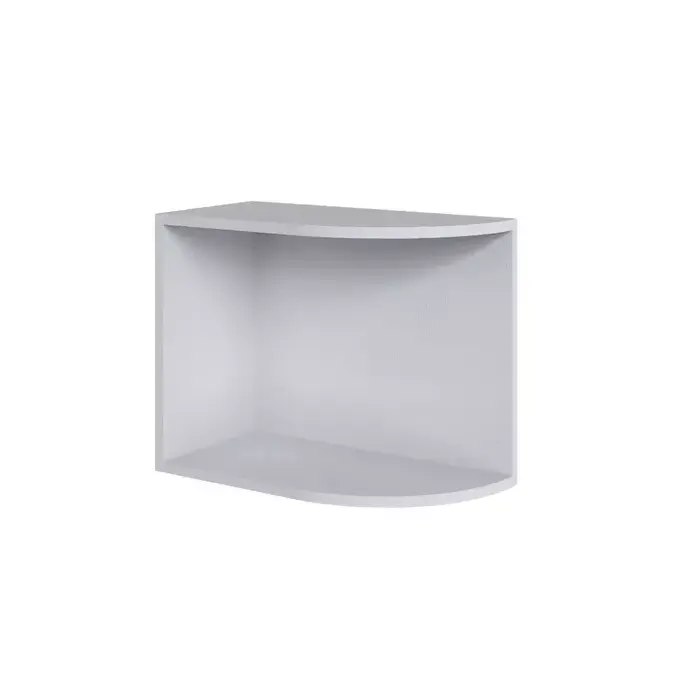 Антресоль углов. зав. Мадрид (0,25) радиусное 400 белый