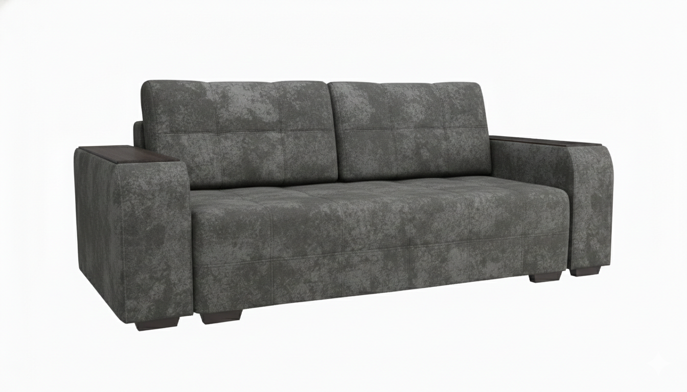 Диван Бали-4 ДК Тик-так Тк.Kioto Grafit 2 кат Апогей