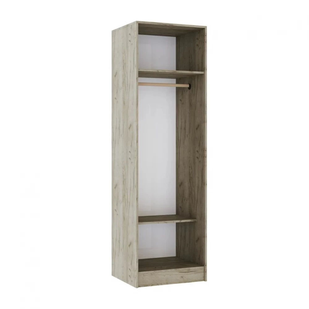 Спальня Колибри Лофт шкаф дуб крафт серый/графит серый+камень серый