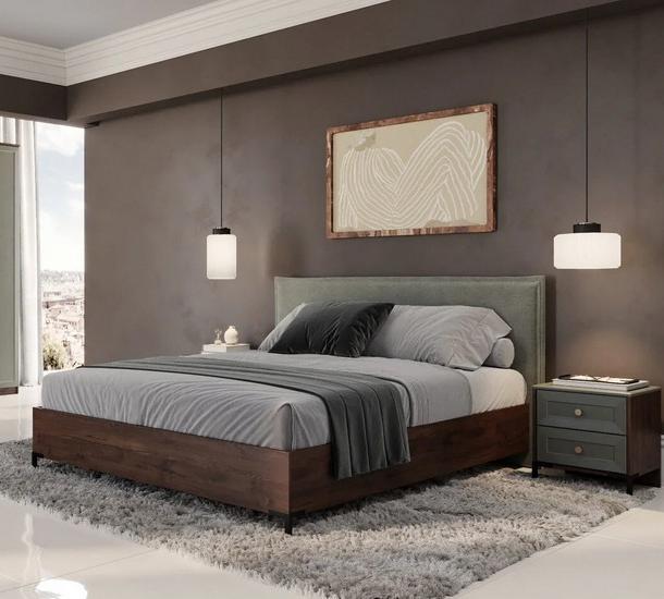 Тиана Кровать 1600 с мягким эл. б/ортопеда Мидори