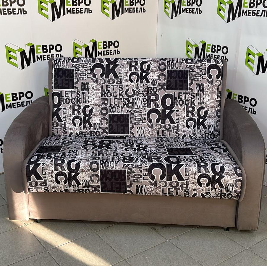 Диван Рио 1,4 Тк.Рок грей + ЦФ022-3 1 кат Евромебель