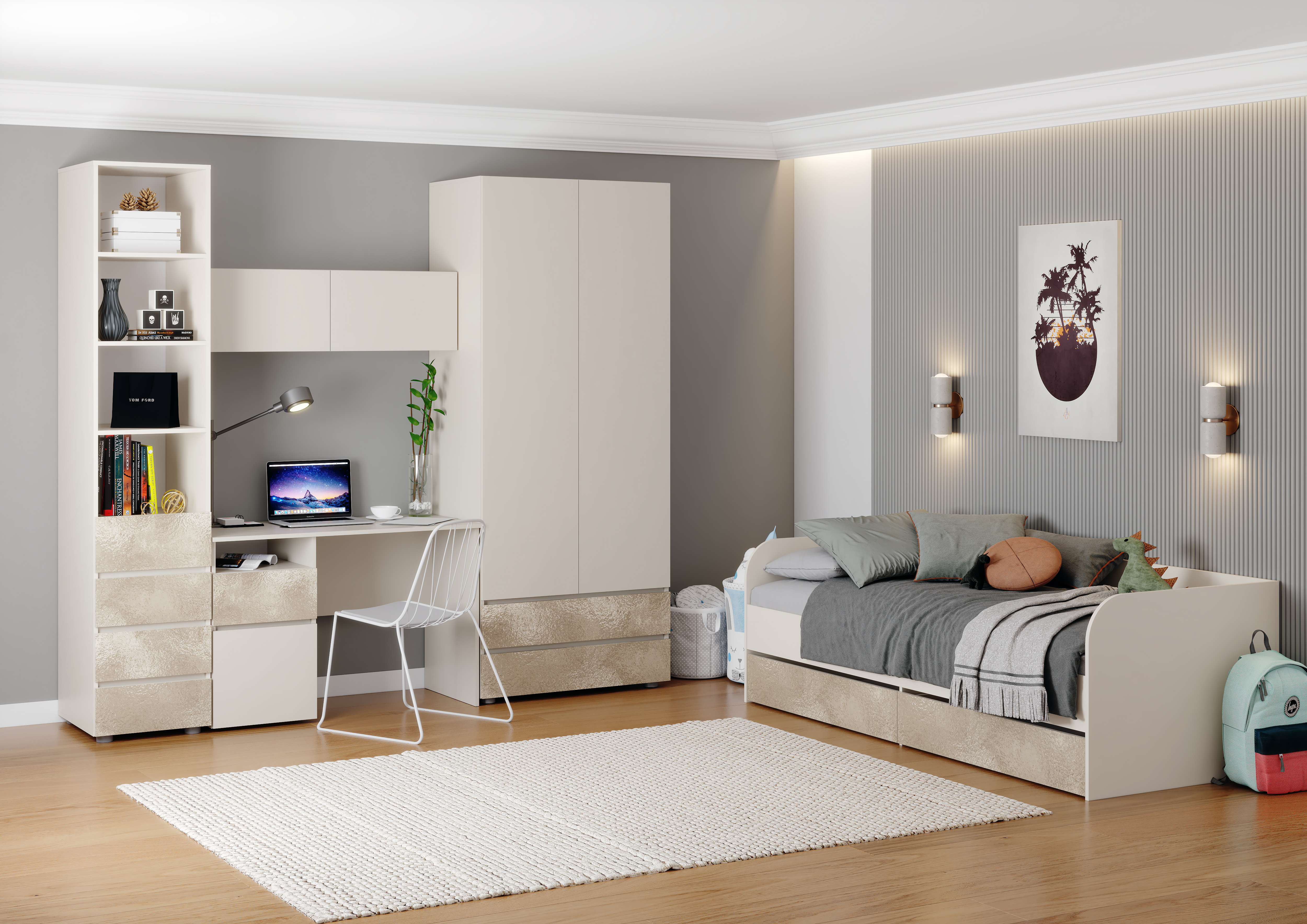 Амелия Шкаф 2х дверный