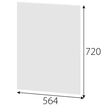 Кухонный гарнитур "Этна" Фальшпан МДФ (10ус1_4с1_5с3я_6с1_6м1_6с2я_6с3я_7м2я_7с3я_7с2_6д1) Софт Вайт