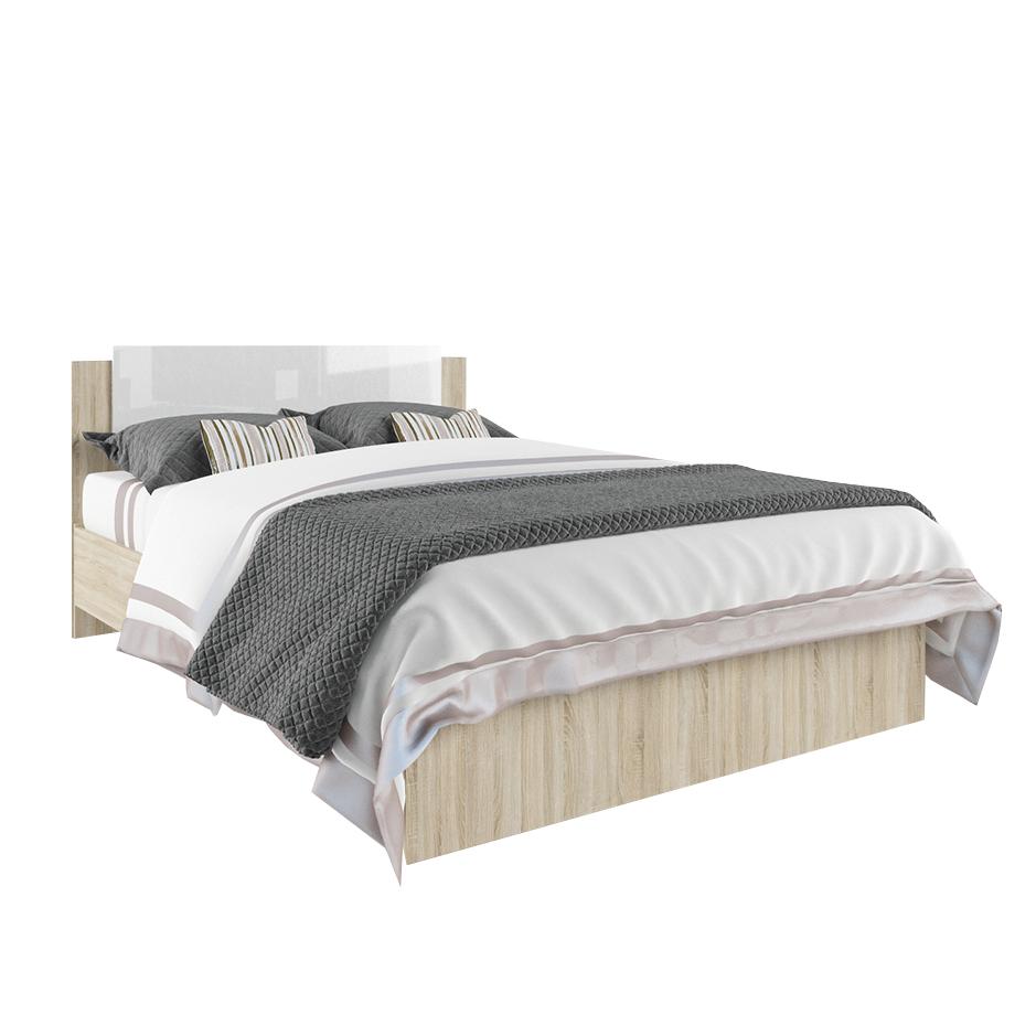 МС Софи Кровать Сонома/Белый СКР 1400.1 NEW