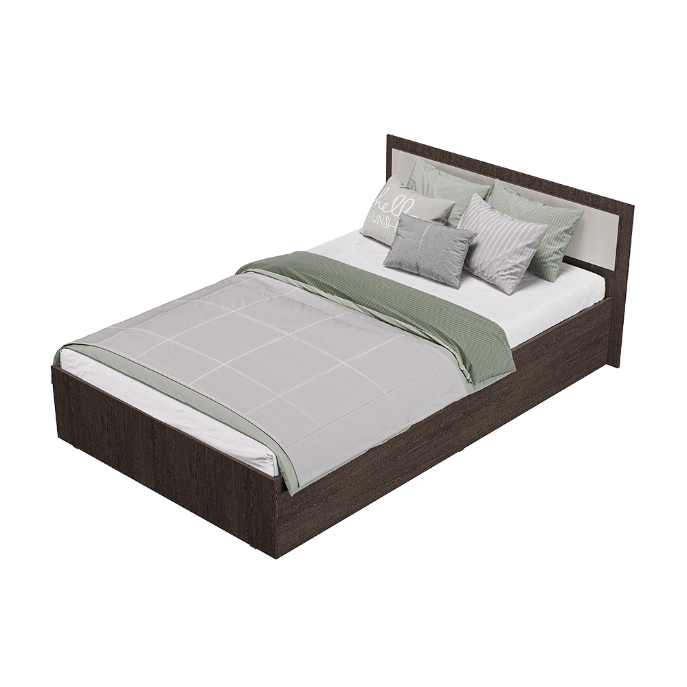 Кровать 1,2 м "Фиеста" венге/лоредо