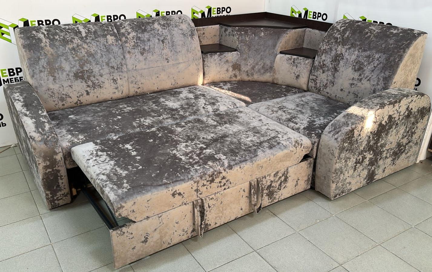 Диван угловой Лотос УД3 Тк.Джес 40 1 кат Евромебель