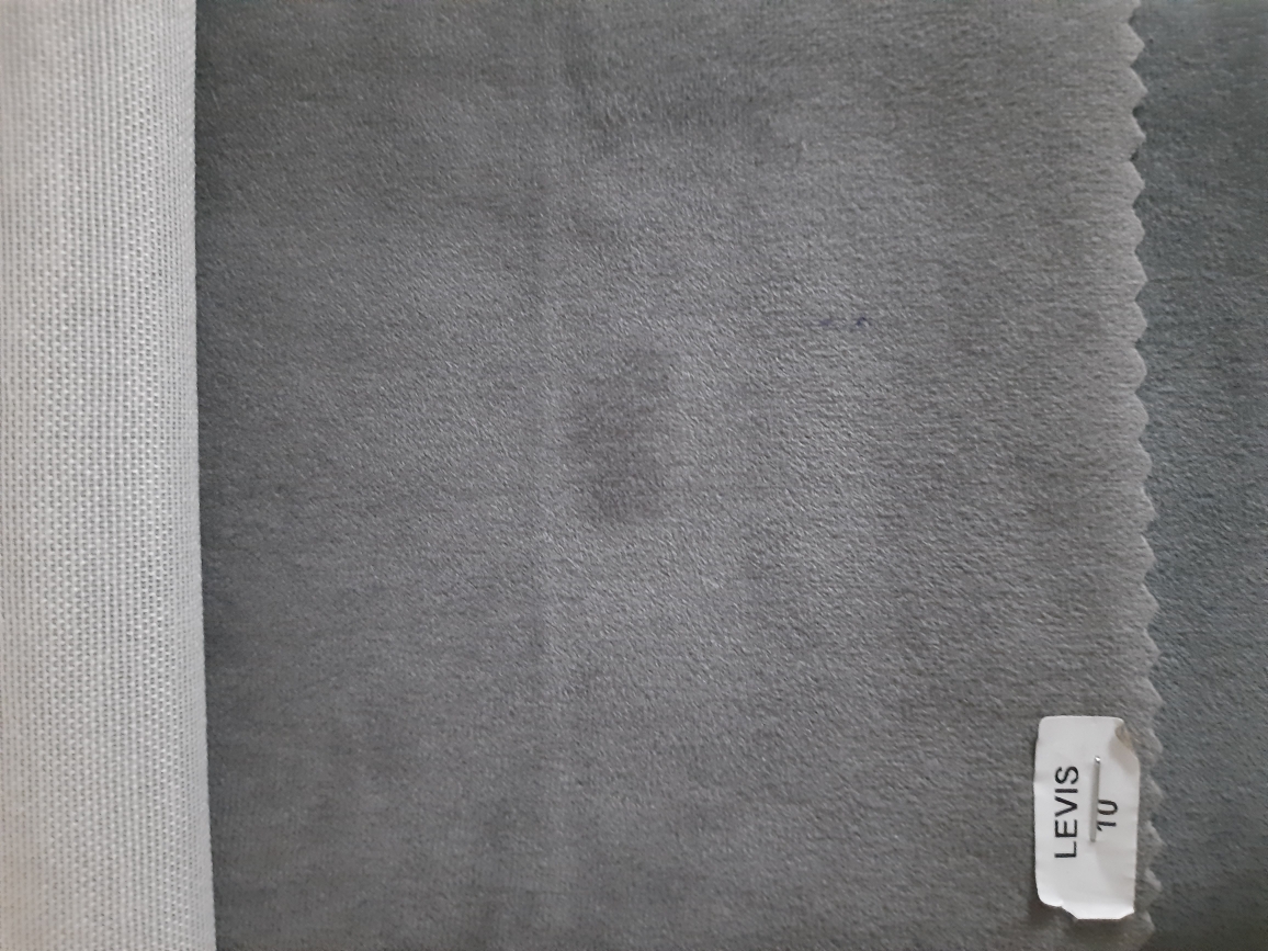 Диван угловой Финка ДКУ Тк.Levis 10 серый маус 1 кат Апогей