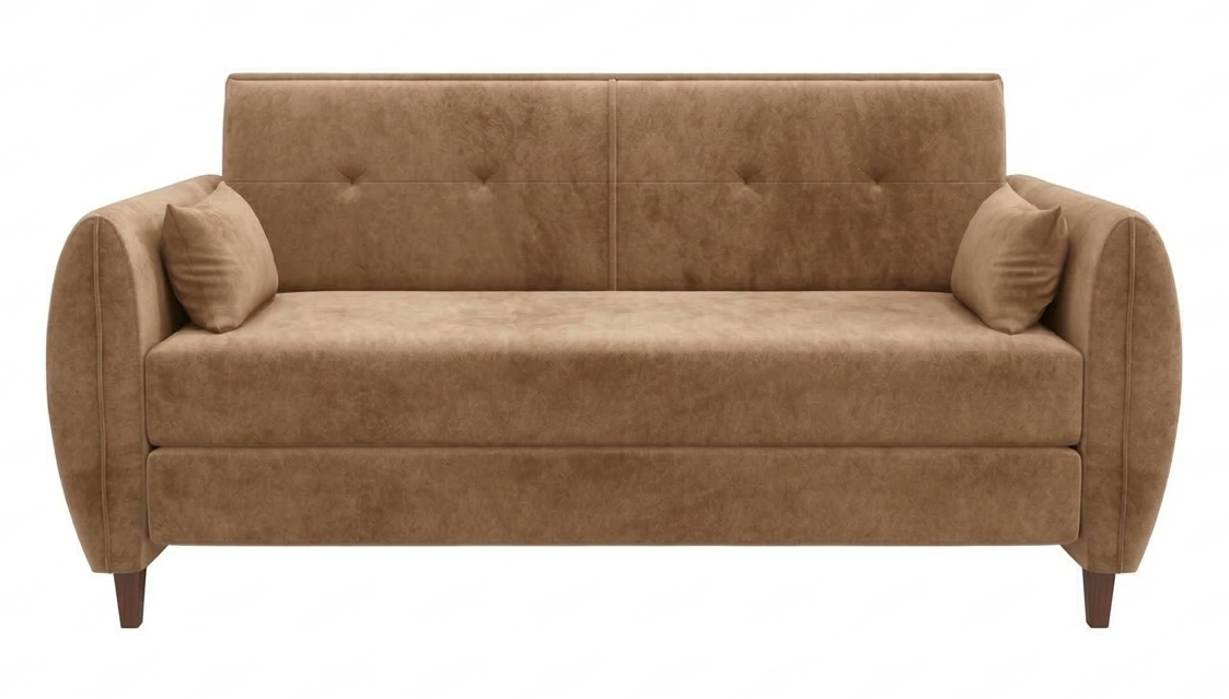 Диван Мишель ДД Тк.Катания VL-2101-03 светло-коричневый 2 кат Апогей