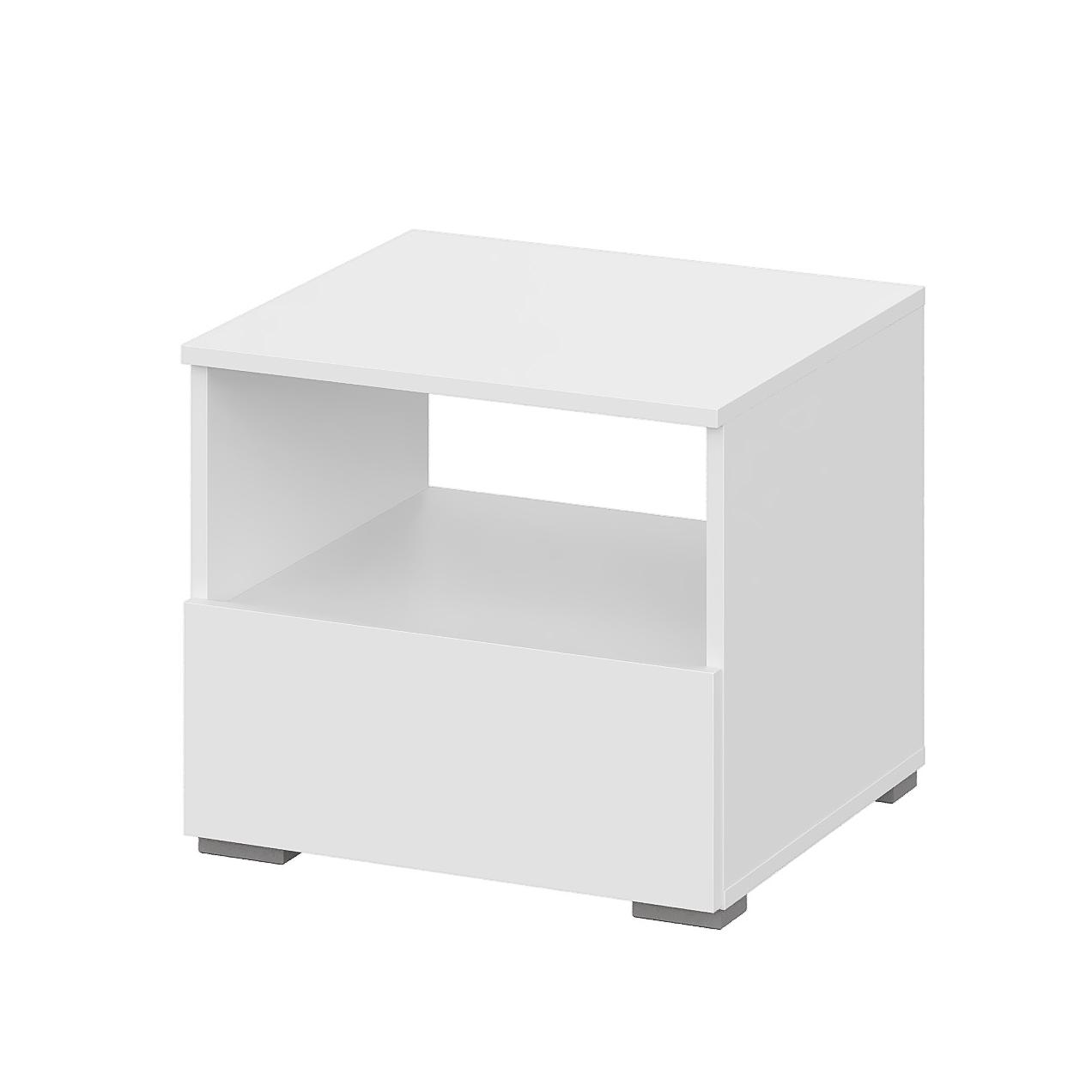 Люмо Тумба прикроватная ТБ 01 504х442х460 (БЕЛ/БЕЛ)