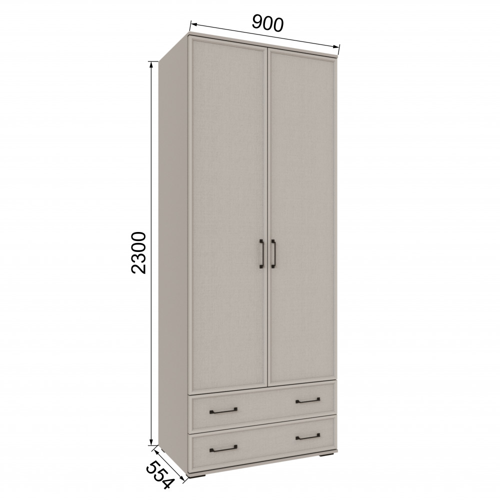 Шкаф Нельсон НШ-22 без зеркала кашемир