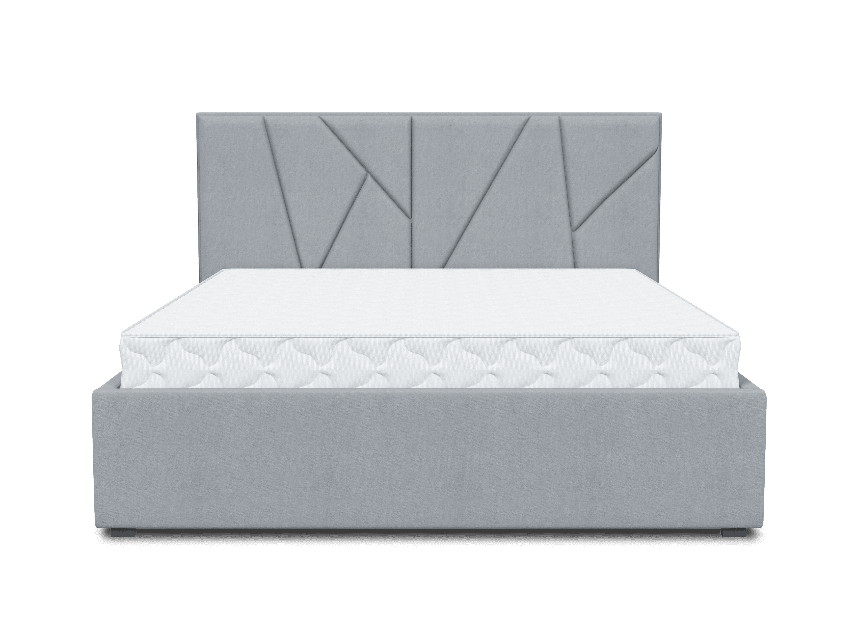 Кровать Рица-1 1,6*2,0 с П.М. Тк. Боска VL-1912-19 (темно-серый) 1 кат Апогей