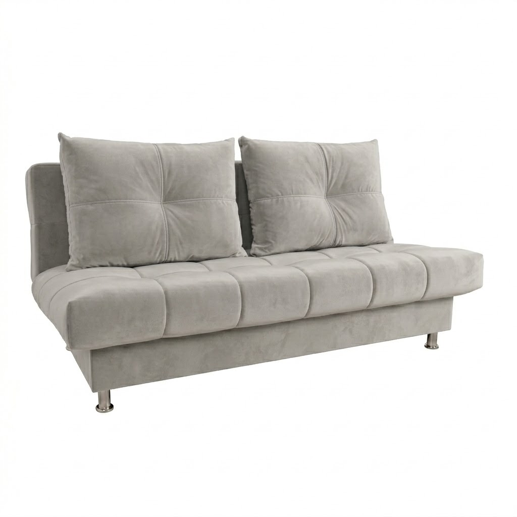 Диван Финка-3 ДК прямой Тк.Боска VL-1912-17 (белый жемчуг) 1 кат Апогей