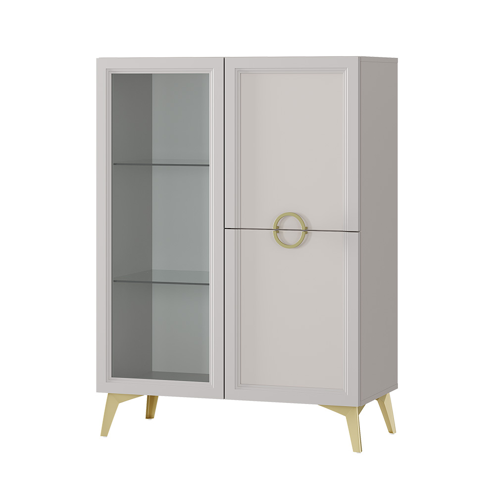 Шкаф-витрина "Эстетика" ШК-23 Кашемир