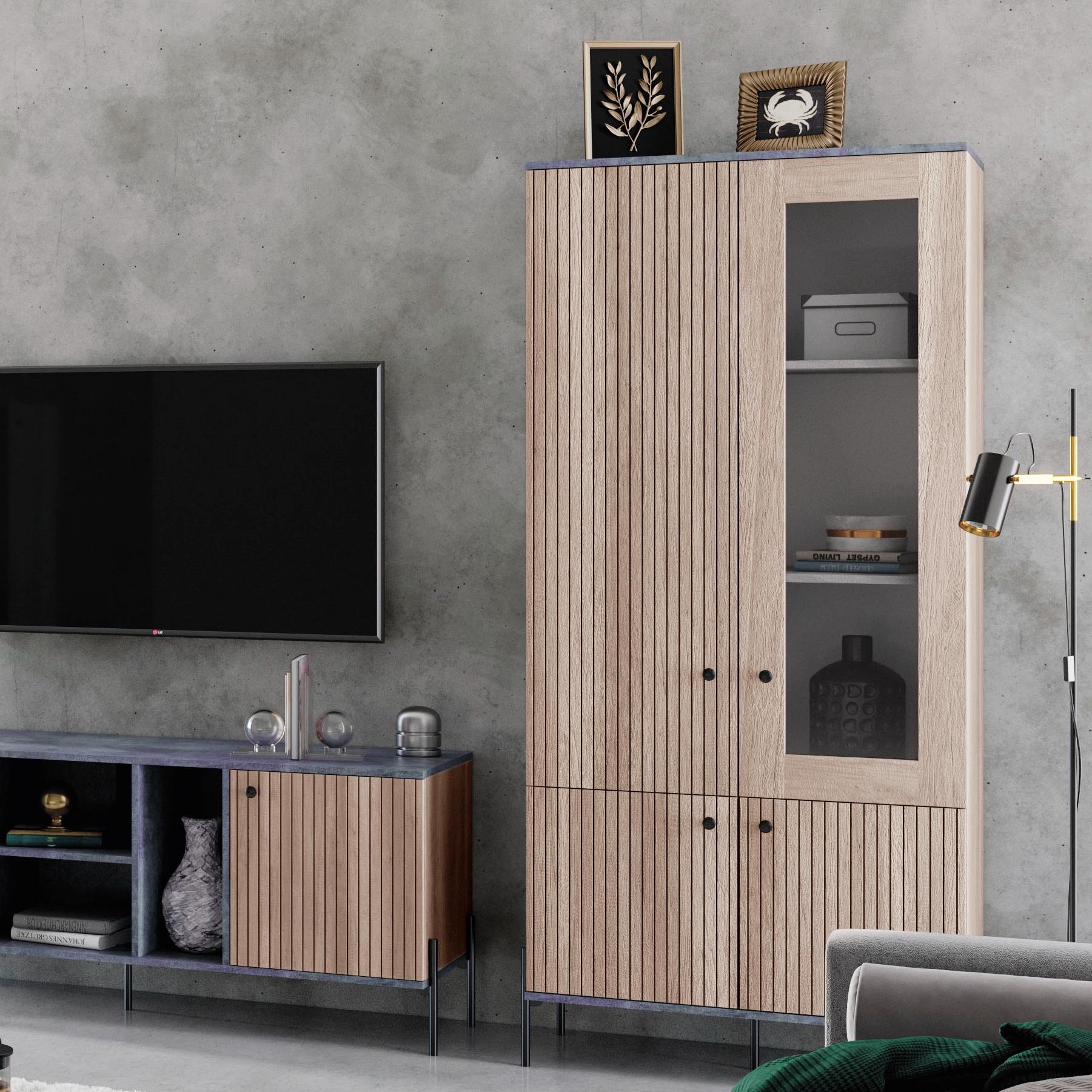 Денвер № 03 Шкаф со стеклом