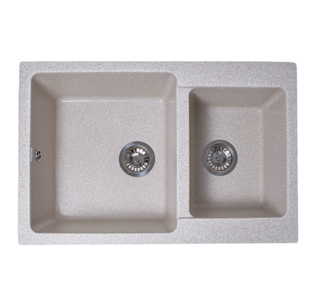 Кухонная мойка S-32 (лён) матовый