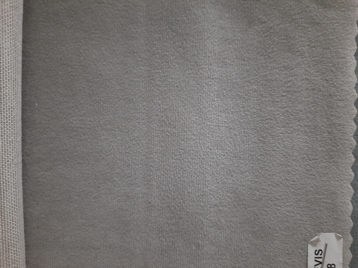 Диван угловой Финка ДКУ с хром бок. Тк.Levis 08 светло-серый 1 кат Апогей