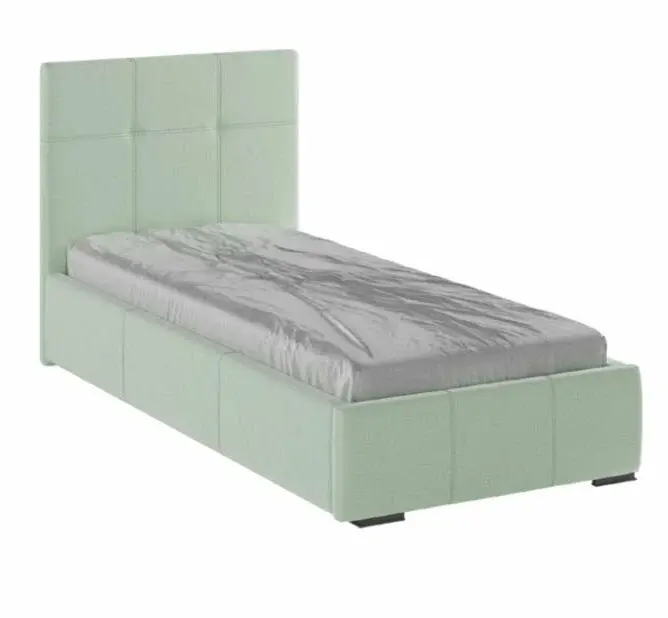 Корпус Рио интерьерной кровати (1,2м) мятный квадрат