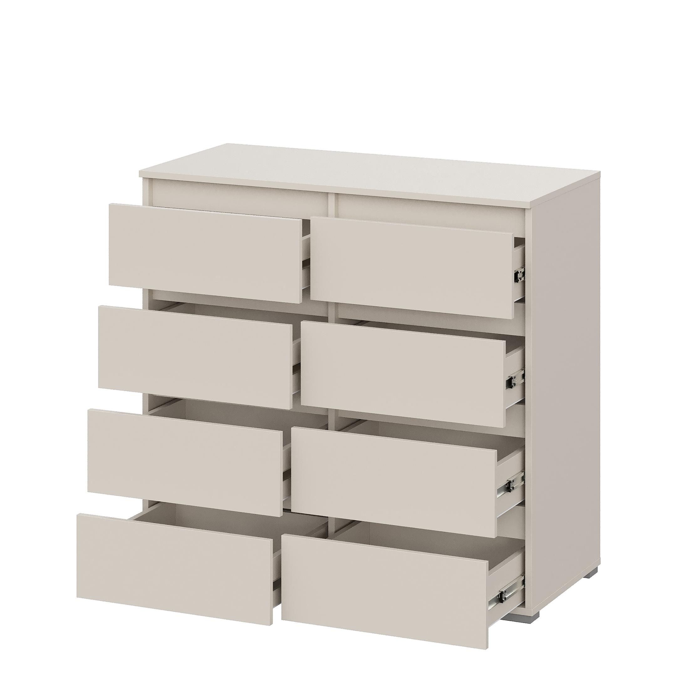 Люмо Комод КМ 04 (8 ящиков) 1002х958х460 (Кашемир)