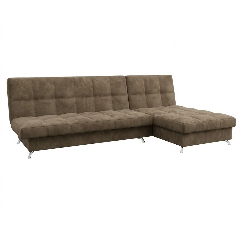 Диван угловой Финка ДКУ Тк.Monaco 02 Cocoa 1 кат Апогей